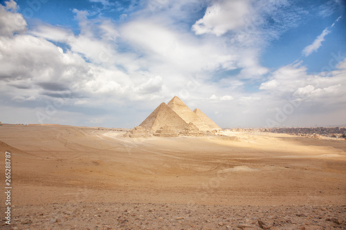 General view of pyramids