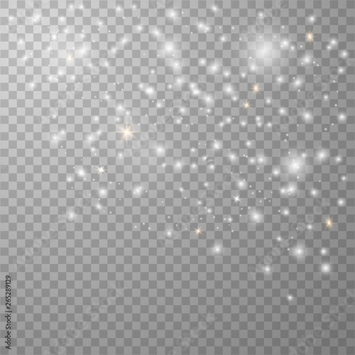 White sparks glitter special light 