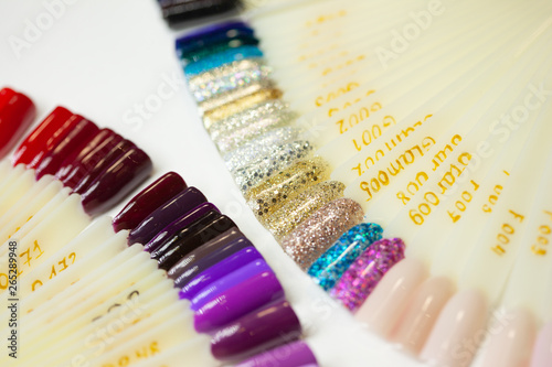 color nail polish samples