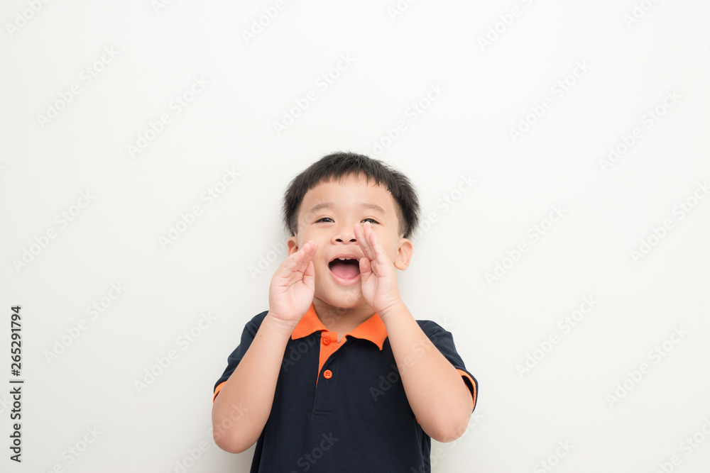 Surprised little boy. Shocked little boy keeping mouth open and touching face with hands while standing isolated on white Surprised little boy. Shocked little boy keeping mouth open and touching face with hands while standing isolated on white