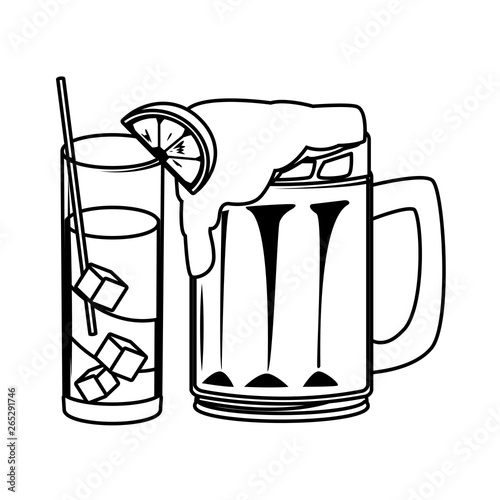 alcoholic drinks beverages cartoon