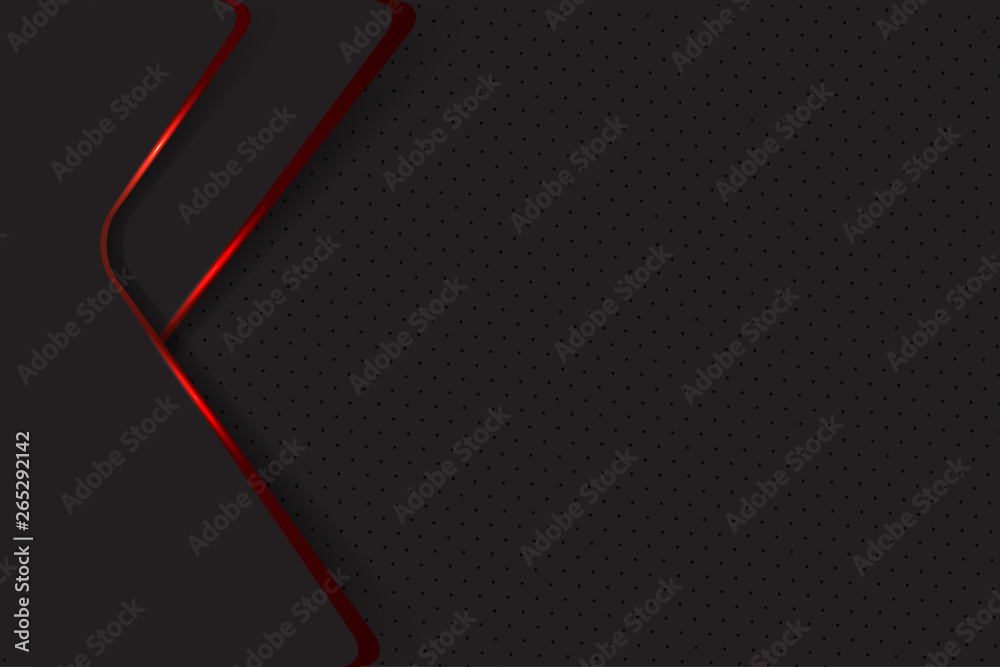 Red and black Abstract material frame layout modern tech with layer design template background Red and black Abstract material frame layout modern tech with layer design template background