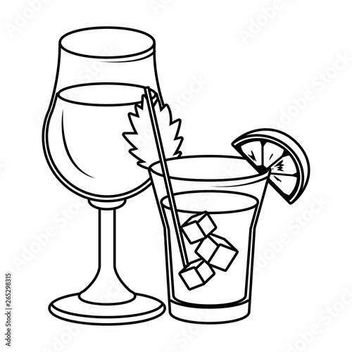 alcoholic drinks beverages cartoon
