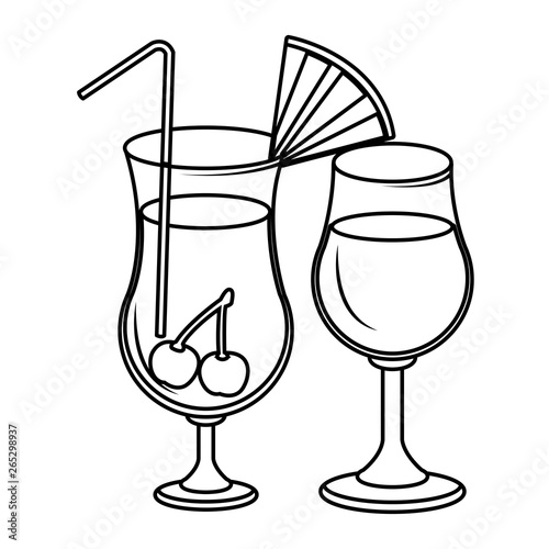 alcoholic drinks beverages cartoon