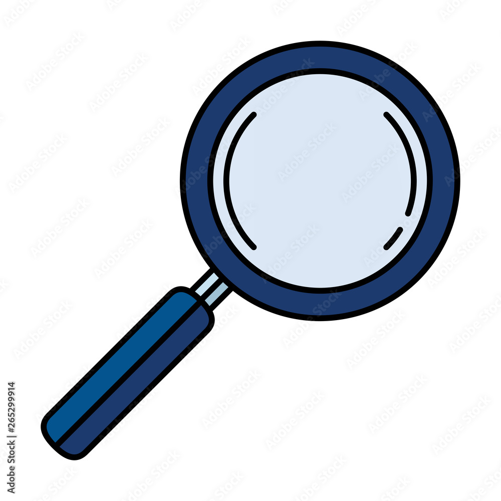 magnifying glass isolated icon magnifying glass isolated icon