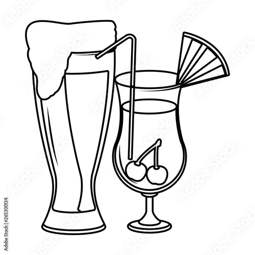 alcoholic drinks beverages cartoon