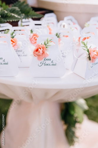 Cute bonbonniere for the wedding guests