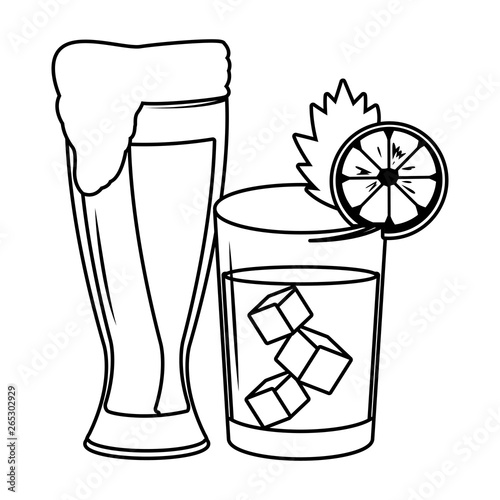 alcoholic drinks beverages cartoon