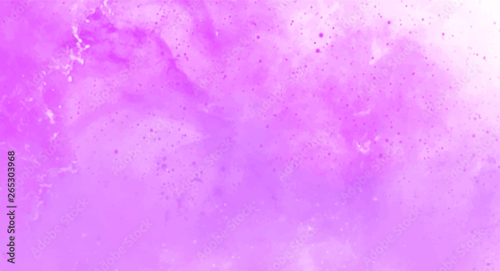 Abstract purple watercolor background for your design, watercolor background concept, vector.