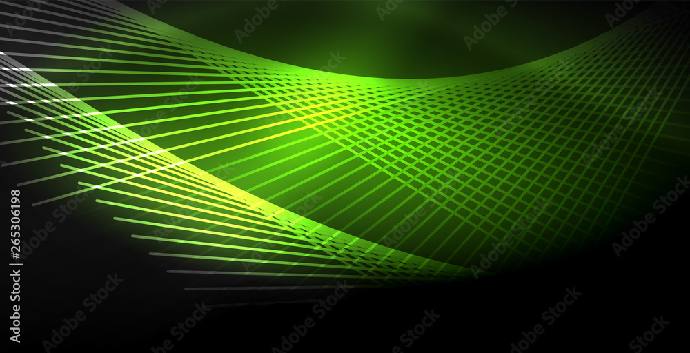 Neon color abstract lines Neon color abstract lines