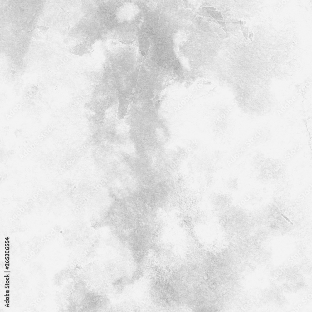 Silver with gray ink and watercolor texture on white paper background. Paint leaks and ombre effects. Hand painted abstract image. Silver with gray ink and watercolor texture on white paper background. Paint leaks and ombre effects. Hand painted abstract image.