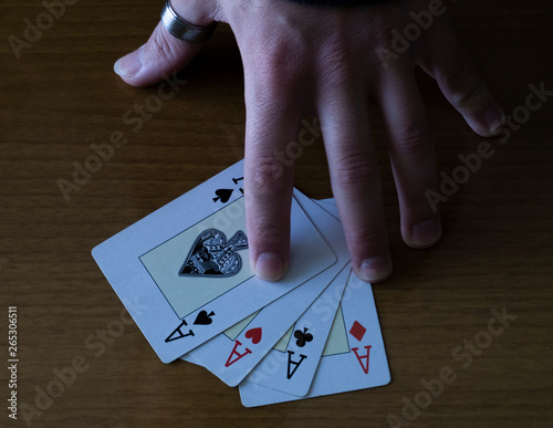 Poker de ases photo
