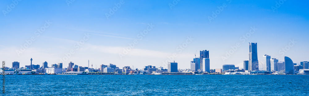 Fototapeta premium 横浜ベイエリア 全景 パノラマ