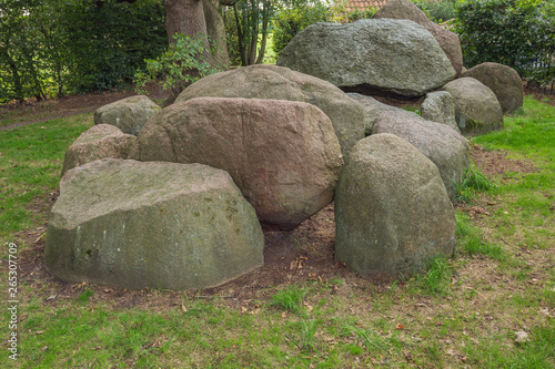 Close view of Dolmen D3 in the vicinity of Midlaren