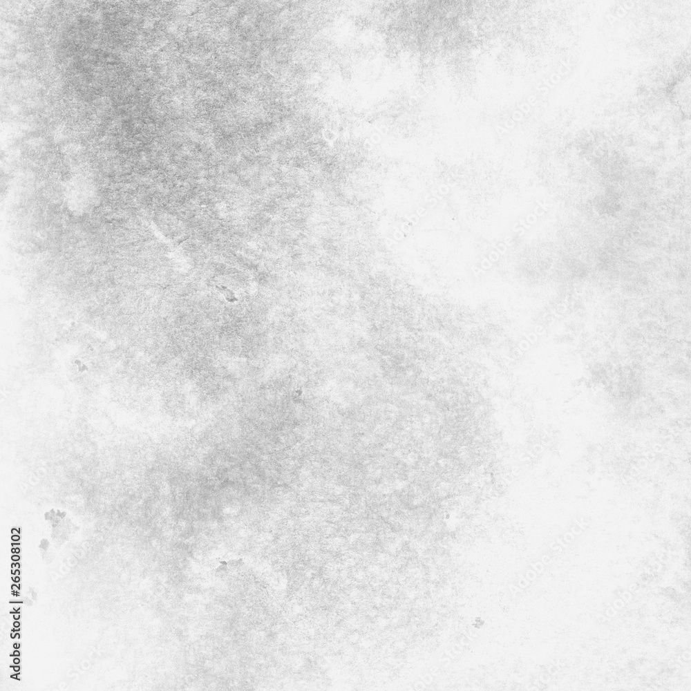Silver with gray ink and watercolor texture on white paper background. Paint leaks and ombre effects. Hand painted abstract image. Silver with gray ink and watercolor texture on white paper background. Paint leaks and ombre effects. Hand painted abstract image.