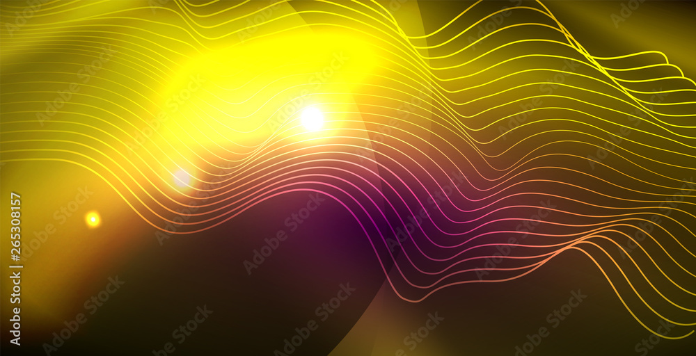 Shiny neon space background Shiny neon space background