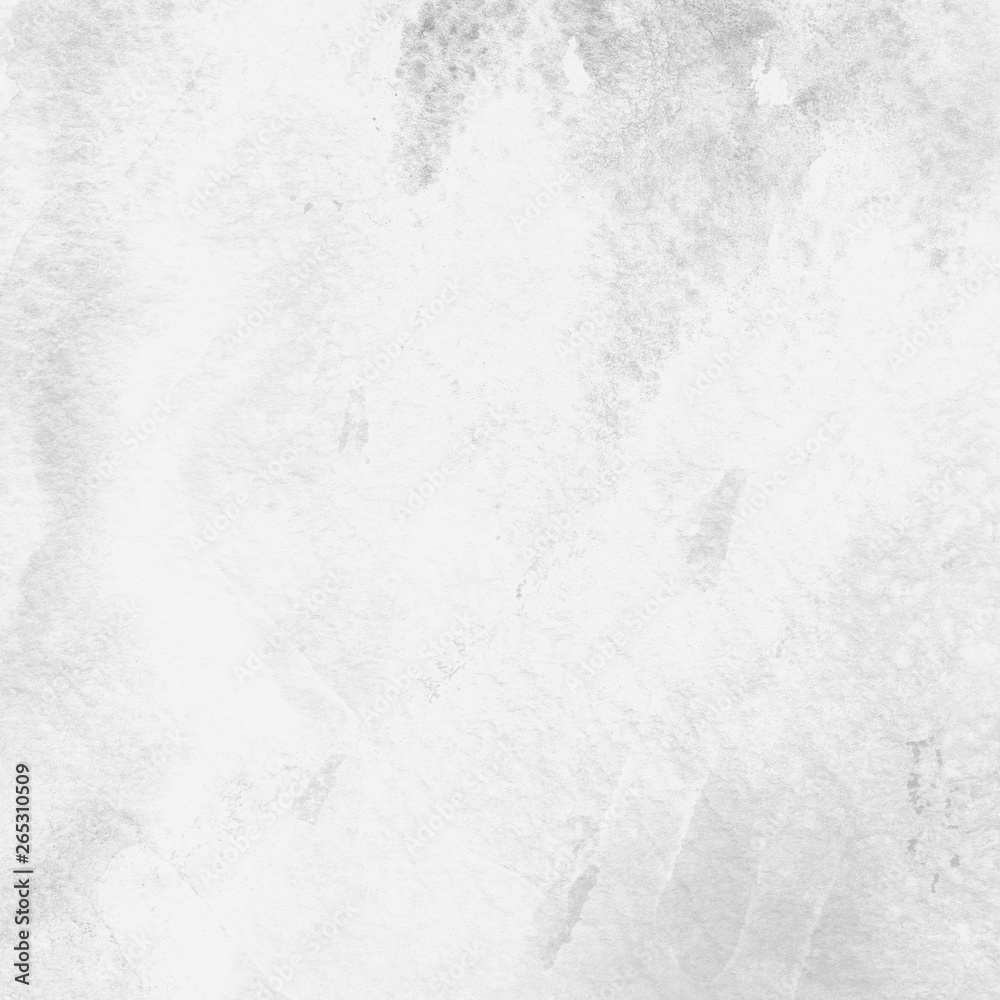Silver with gray ink and watercolor texture on white paper background. Paint leaks and ombre effects. Hand painted abstract image. Silver with gray ink and watercolor texture on white paper background. Paint leaks and ombre effects. Hand painted abstract image.