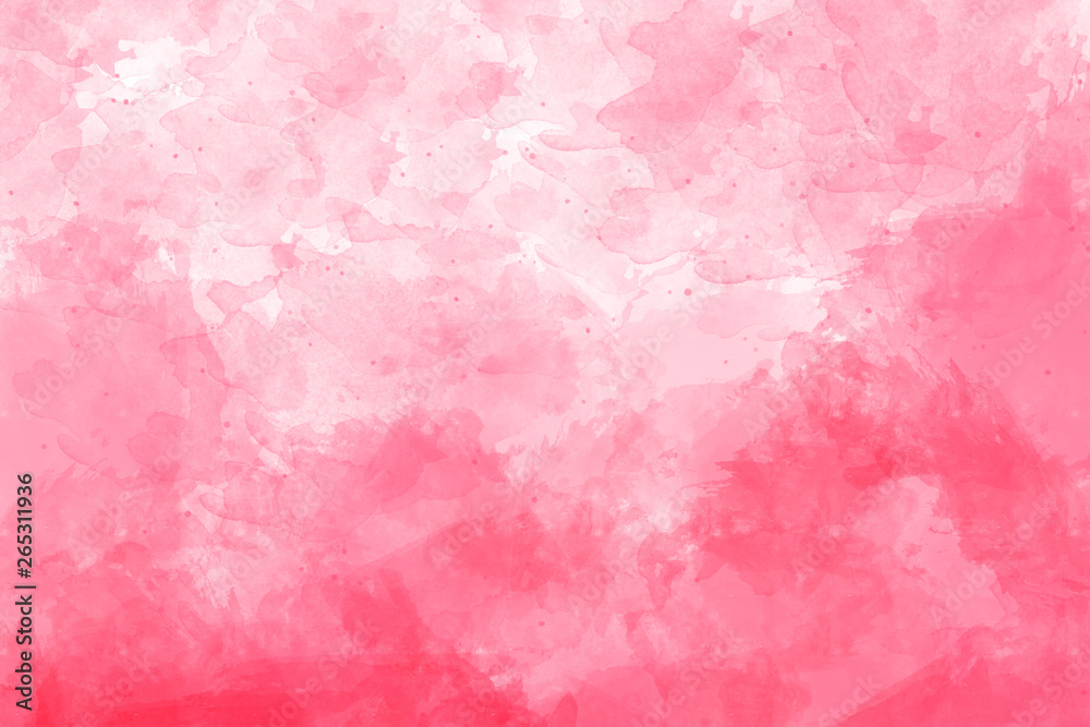 Pink abstract watercolor background