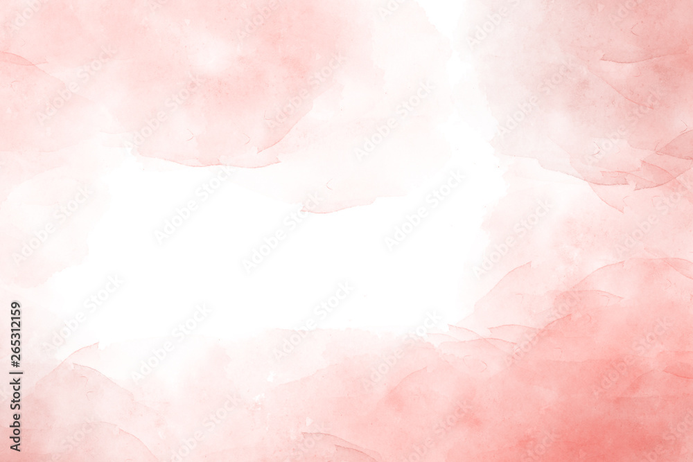 Pink abstract watercolor background