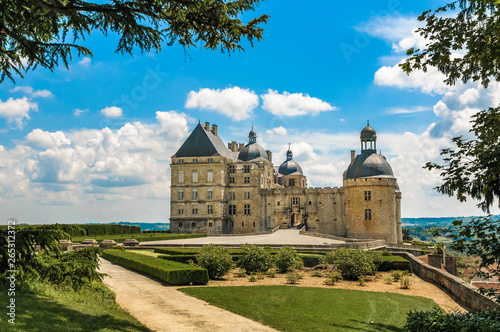 Bild auf Leinwand Chateau Hautefort, Dordogne, France