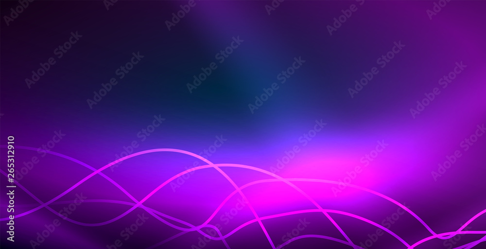 Neon wave background Neon wave background