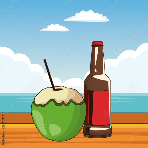 alcoholic drinks beverages cartoon