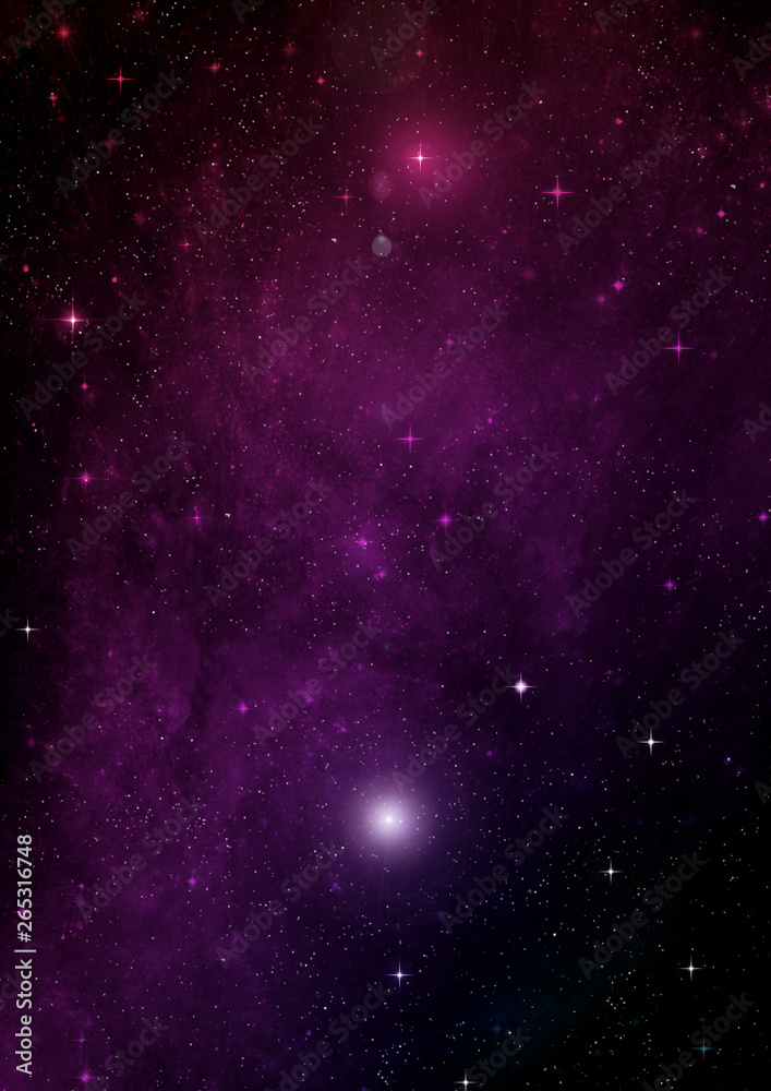galaxy in a free space galaxy in a free space