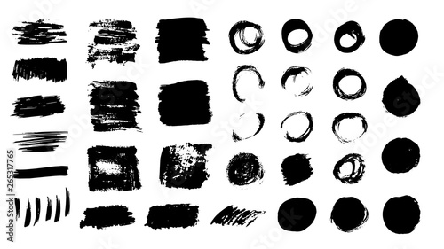 Dirty ink texture collection.