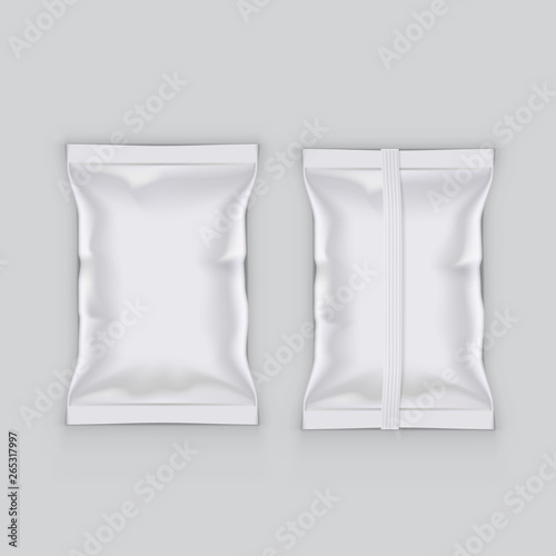 Realistic Food Snack Pillow Bag For Branding