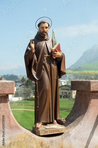 Fidelis von Sigmaringen, Statue, Stans, Nidwalden, Schweiz photo