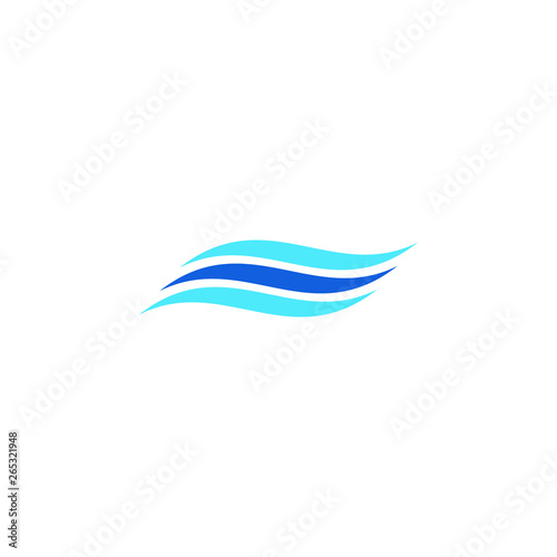 Free Download Water Wave Icon Logo Design Template for green technology business plumbing wind company with modern high end look - GFXLoad