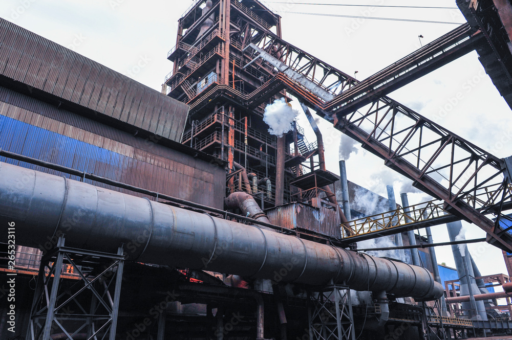 Steelmaking workshop of steelmaking plant Steelmaking workshop of steelmaking plant