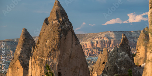 Cappadocia rocks in soft light