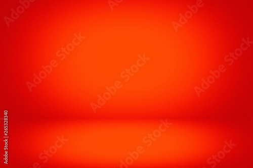 Abstract Luxury Red Studio Room Background with Grain, Using for Product Presentation Backdrop.