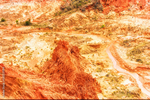 The Tsingy Rouge (Red Tsingy) in the region of Diana in northern Madagascar. photo