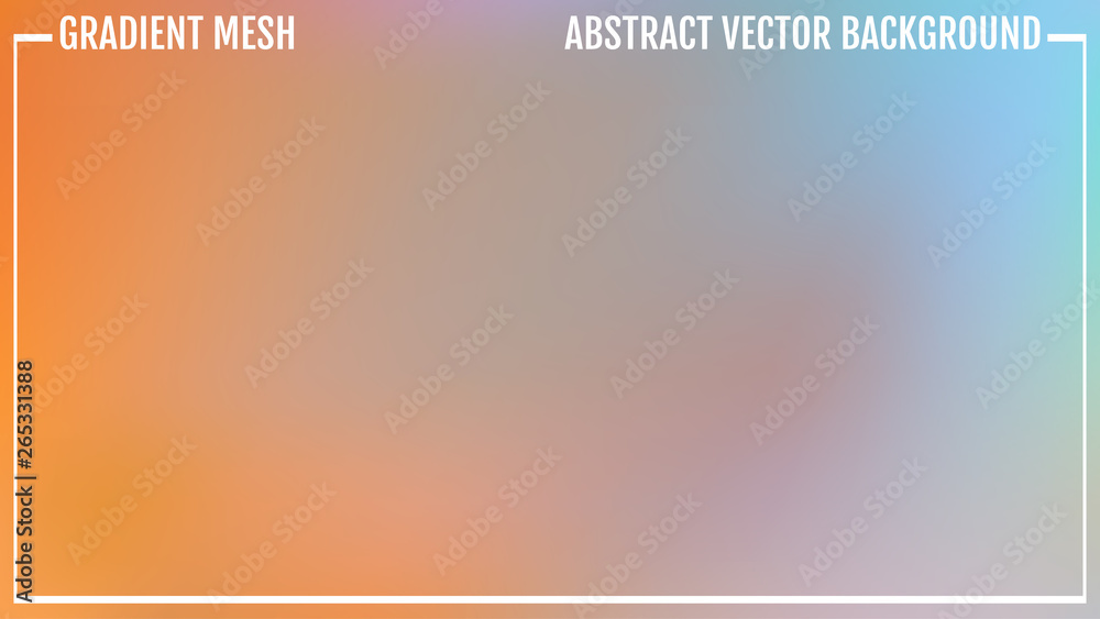 Abstract warm background motion blur. Natural bright colors. Poster With Gradient Mesh Abstract warm background motion blur. Natural bright colors. Poster With Gradient Mesh