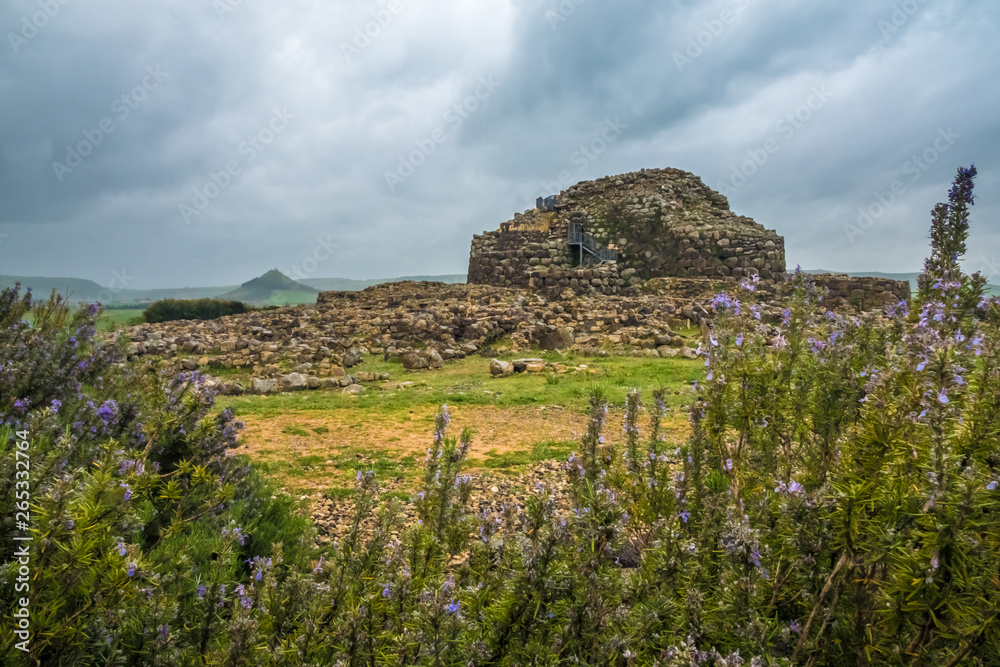 Su Nuraxi is a nuragic archaeological site in Barumini, Sardinia, Italy. Among thousands of ancient megalithic structures built during the Nuragic Age between 1900 and 730 B.C.