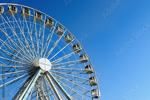 Ferris wheel in a holiday park