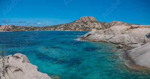 La Maddalena Archipelago National Park  on the coast of Sardinia province of Sassari   northern Sardinia  Italy.