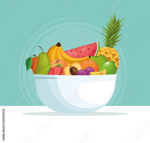 fruit bowl icon