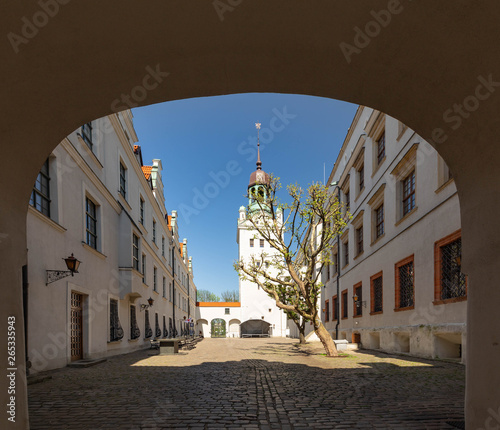 Szczecin.  Historical architecture of the castle