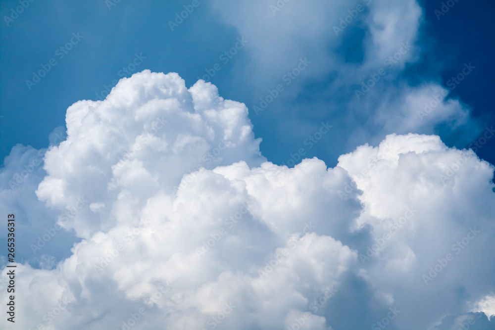 white heap cloud sunshine in tropical blue sky soft cloud white heap cloud sunshine in tropical blue sky soft cloud