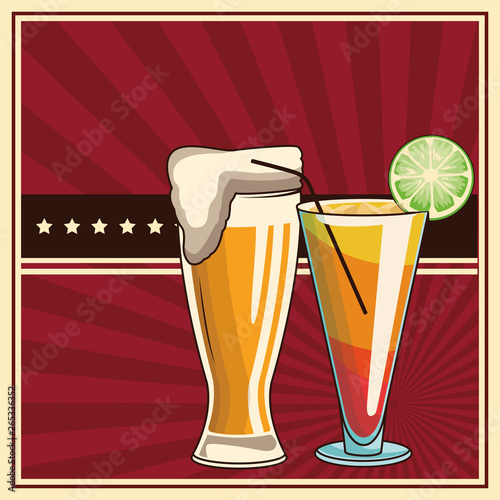 alcoholic drinks beverages cartoon