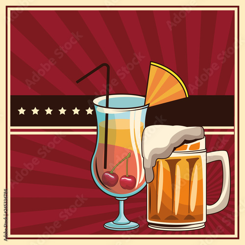 alcoholic drinks beverages cartoon
