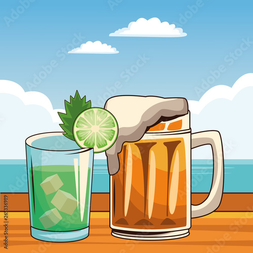 alcoholic drinks beverages cartoon