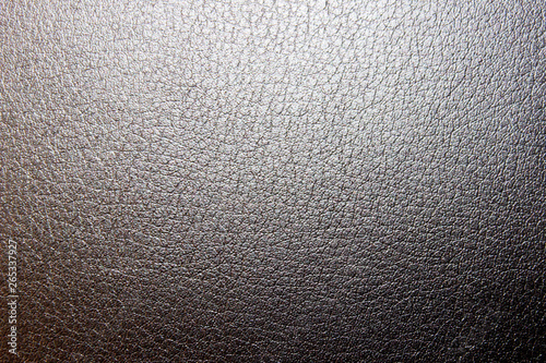 Leather cloth of dark tones close up