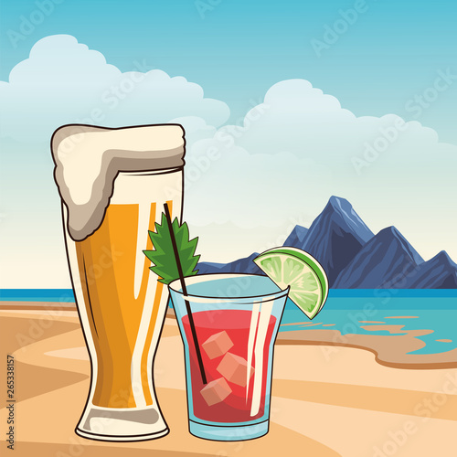 alcoholic drinks beverages cartoon