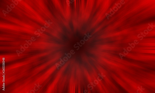 Abstract red color fast zoom speed motion background
