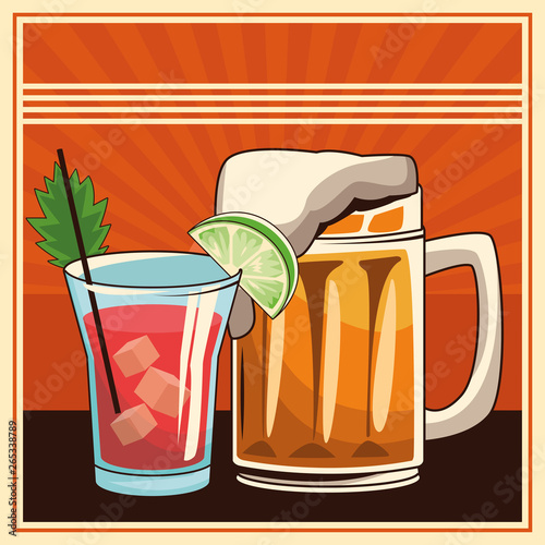 alcoholic drinks beverages cartoon