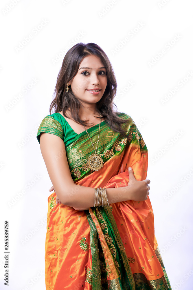 Indian woman on traditional wear